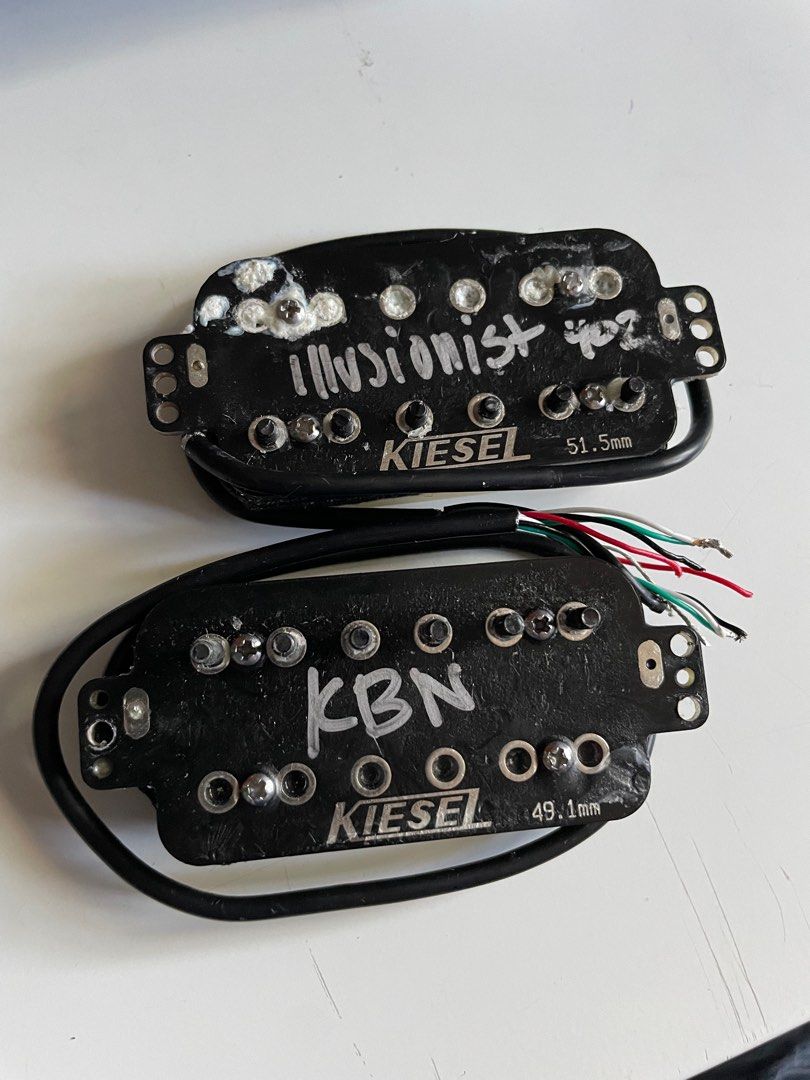 Kiesel Guitar Pickups Beryllium & Illusionist, Hobbies & Toys, Music
