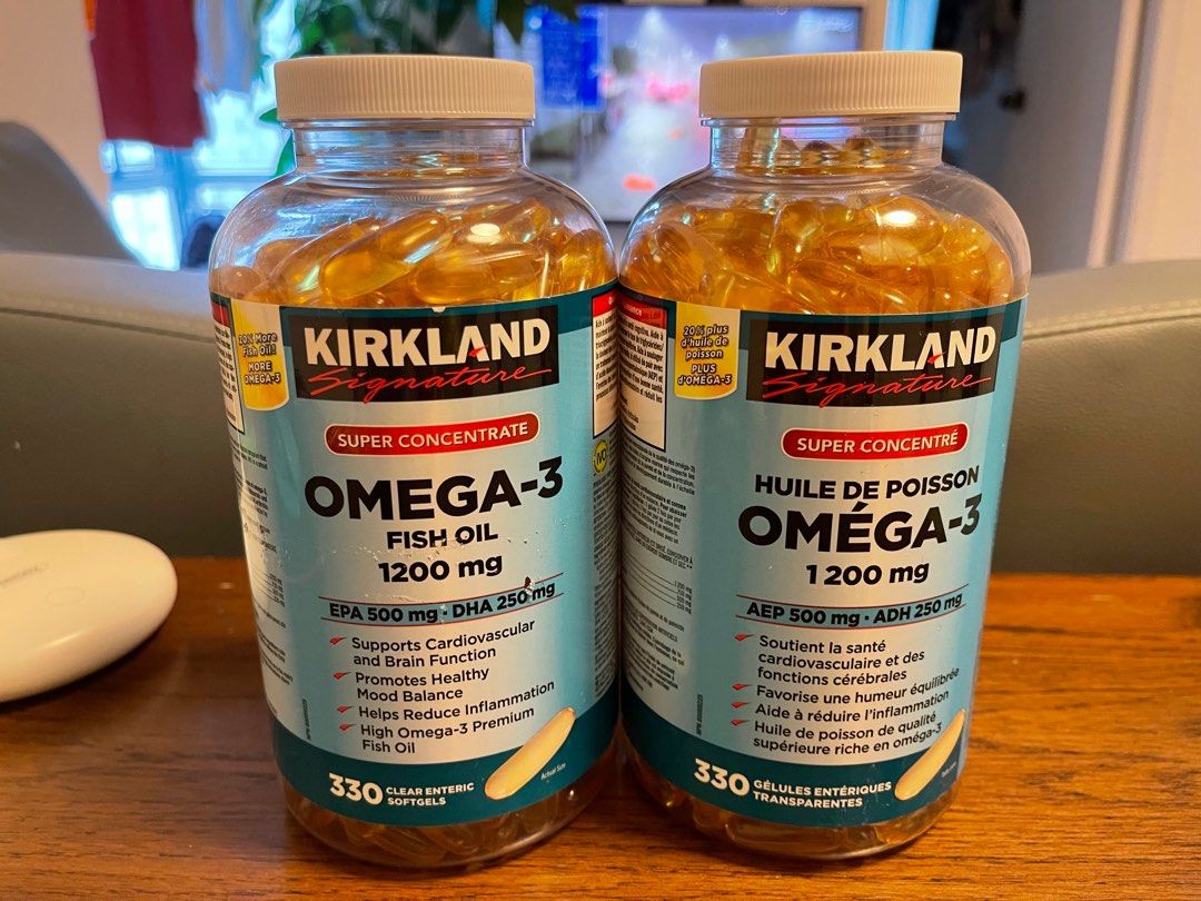 Kirkland Omega 3, 健康及營養食用品, 健康補充品, 健康補充品 維他命及補充品 Carousell