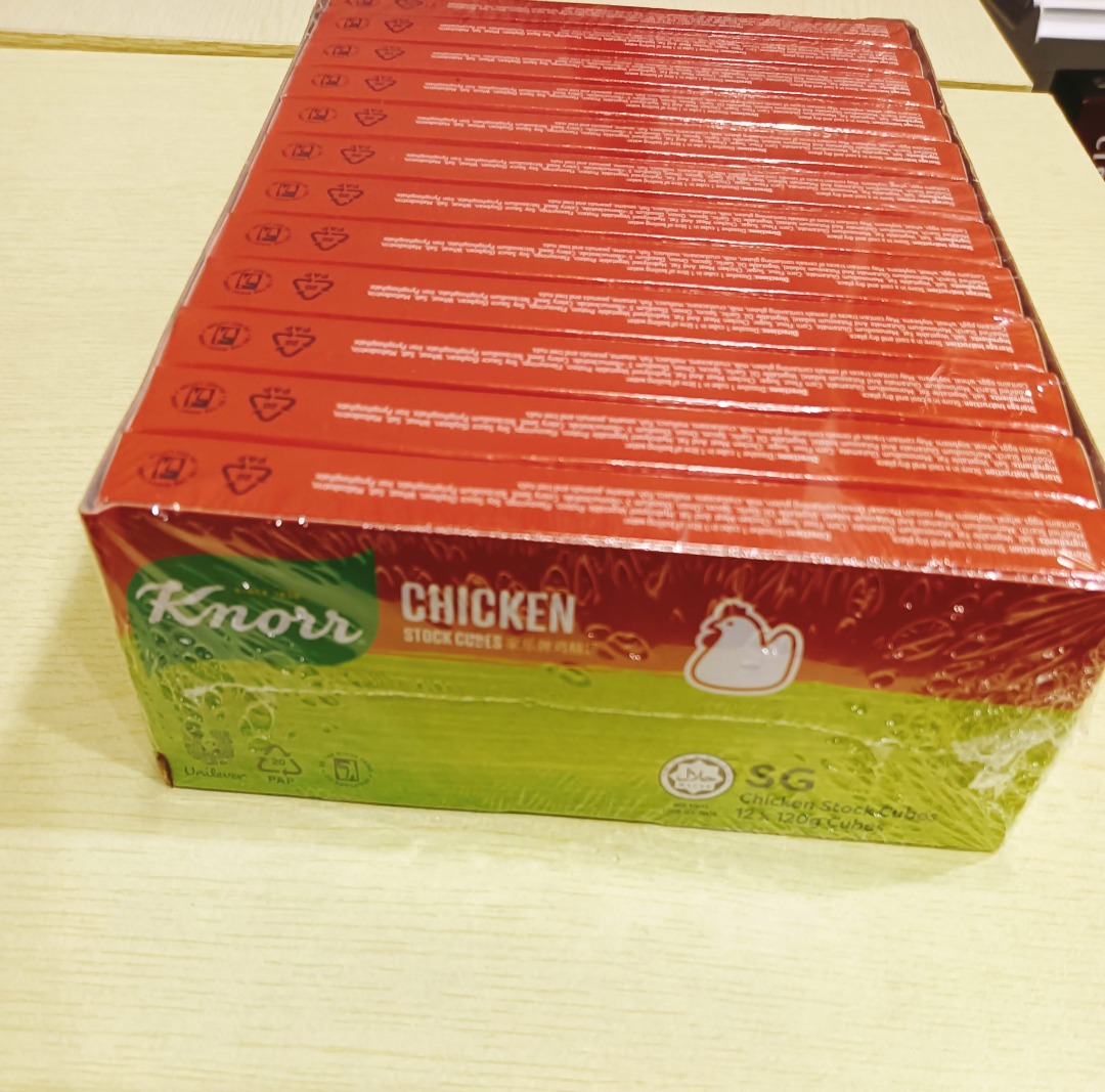 Knorr Chicken Stock Cubes 120g, Food & Drinks, Spice & Seasoning on