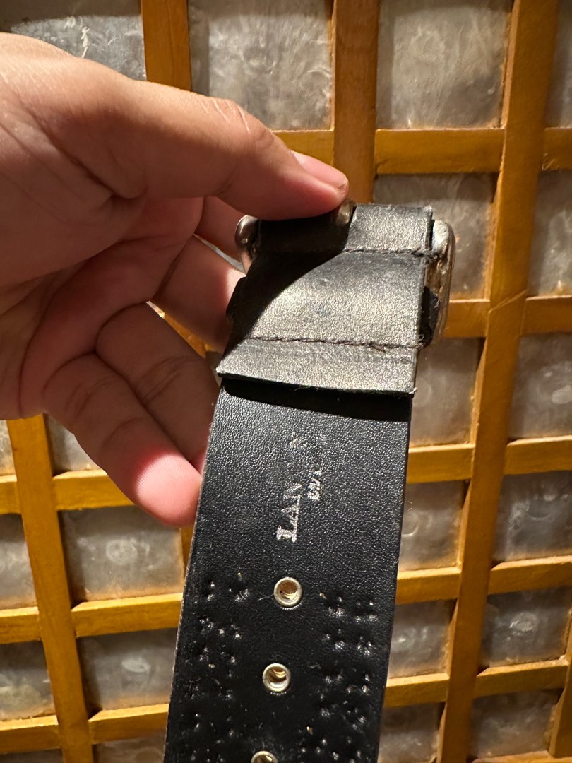lanvin mens belt