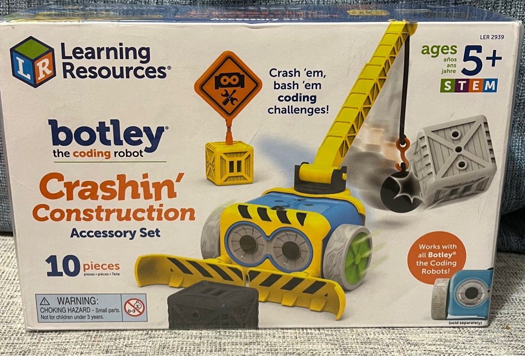 Learning Resources LER2939 Botley Crashin Construction Accessory Set