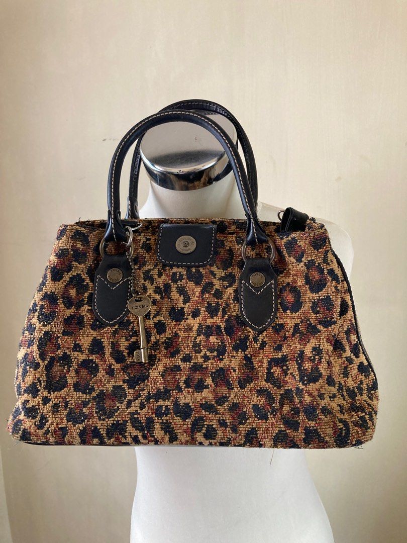 Leopard fossil bag limited edition