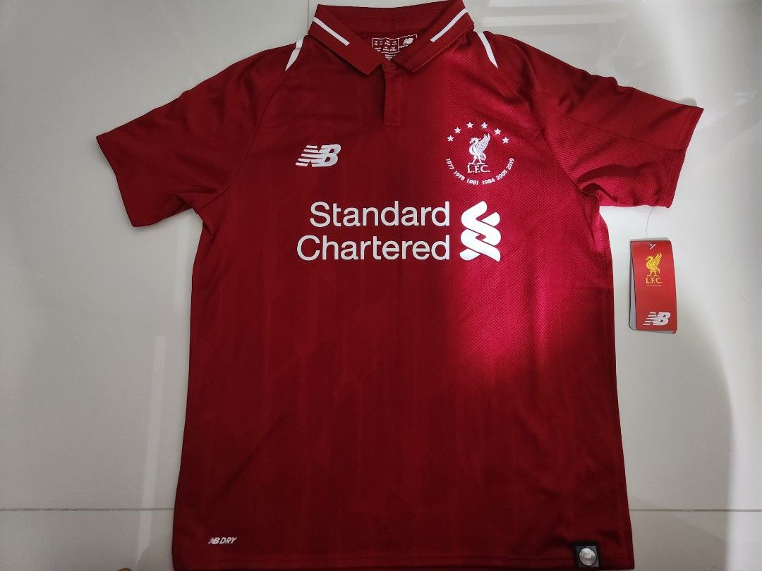 Liverpool six times jersey hot sale