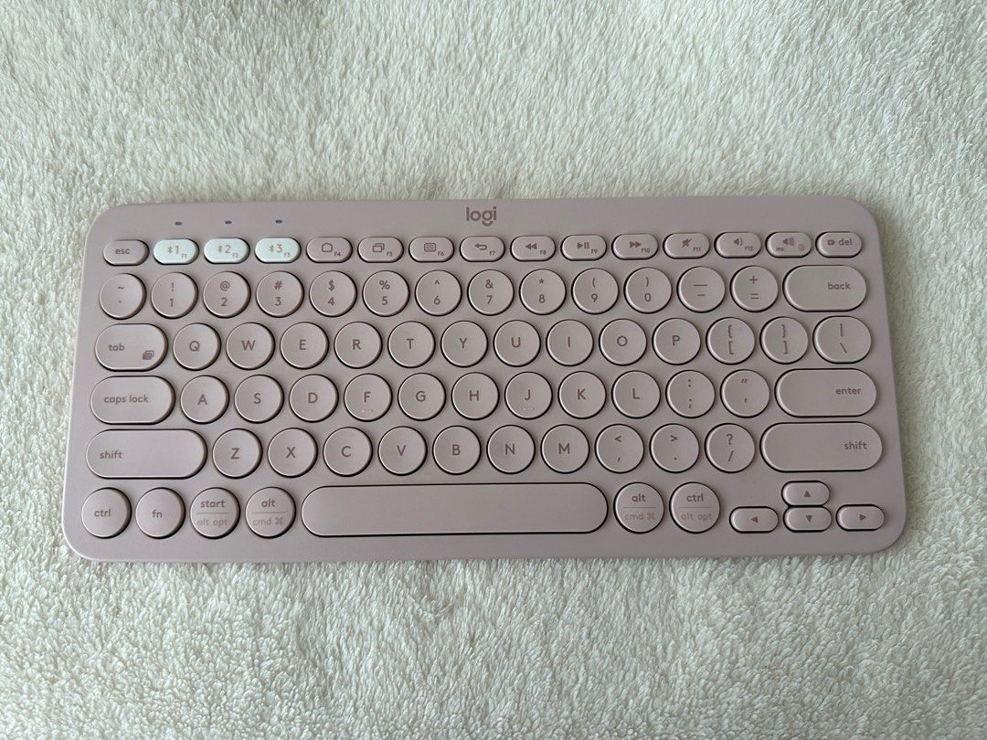 Logitech K380 Bluetooth Keyboard Rose, Computers & Tech, Parts ...