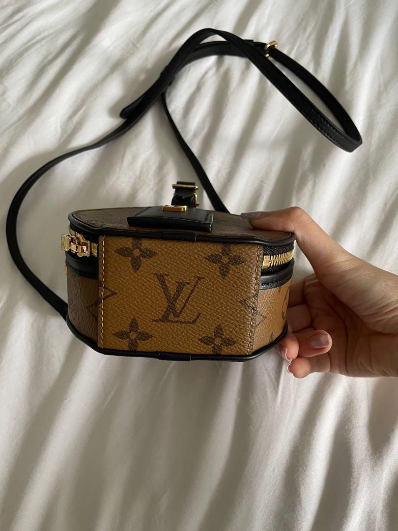 Louis Vuitton Mini Boite Chapeau Bag Reverse Monogram Brown