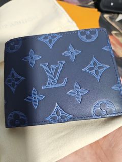 Multiple Wallet - Luxury LV Aerogram Blue