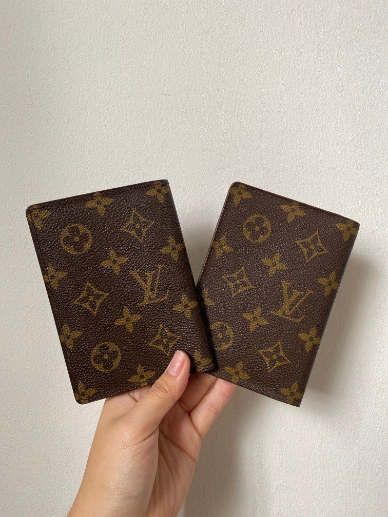 Louis Vuitton LV Passport cover limited edition Grey Cloth ref