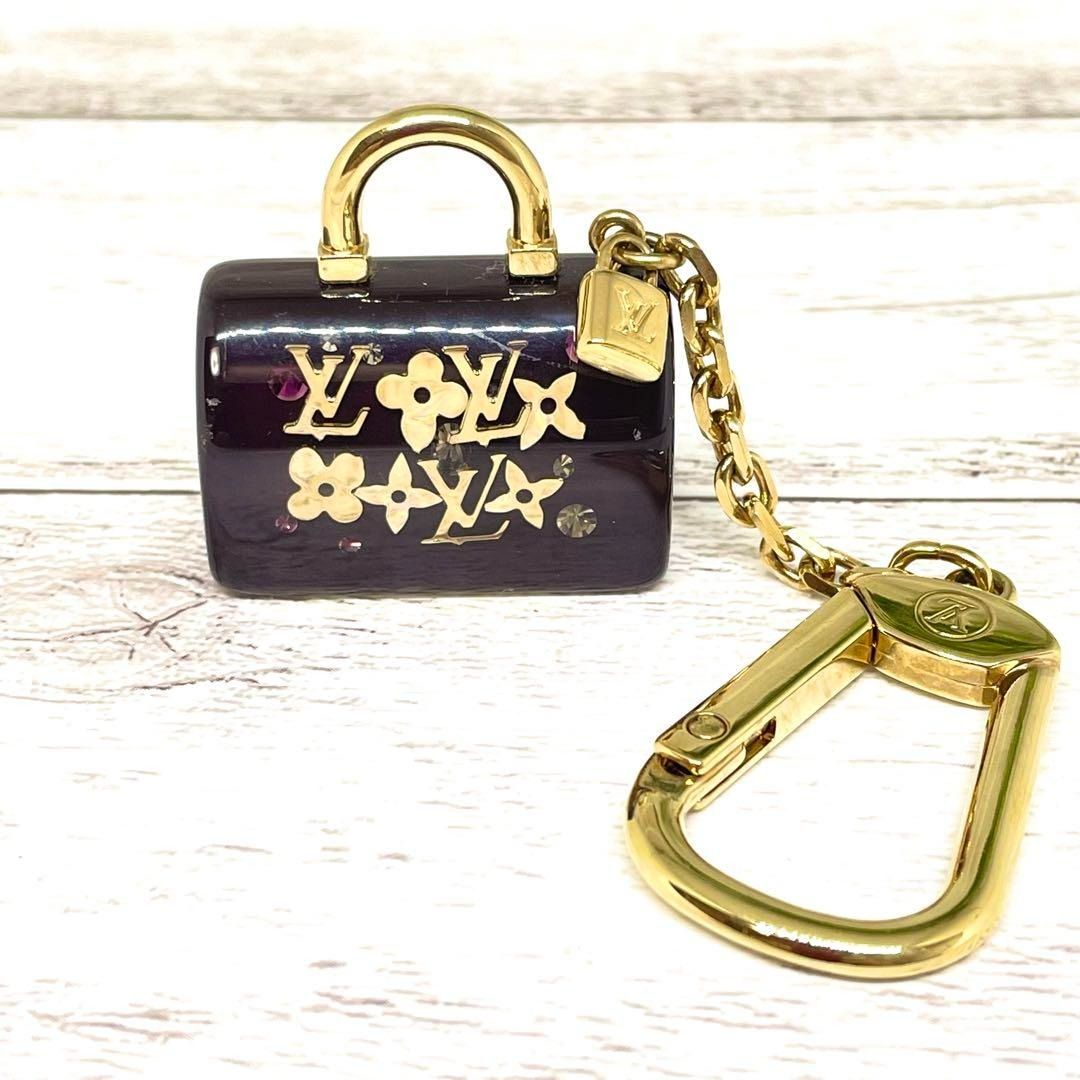 Louis Vuitton Speedy Inclusion Beige Gold LV Monogram Bag Motif Charm Key  Chain