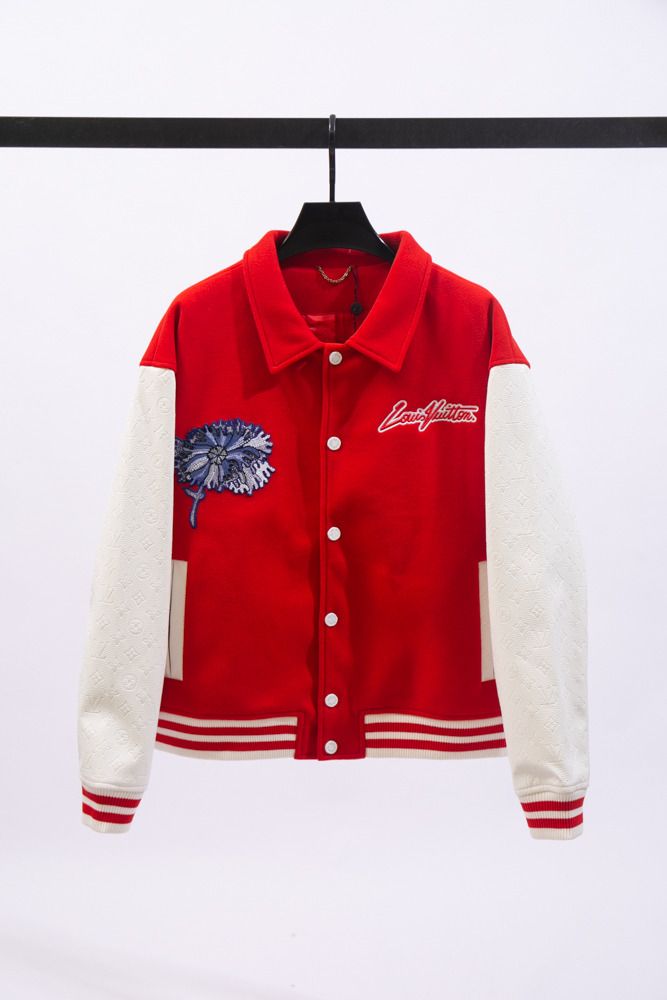 Louis Vuitton LV X Yk Psychedelic Flower Embroidered Varsity