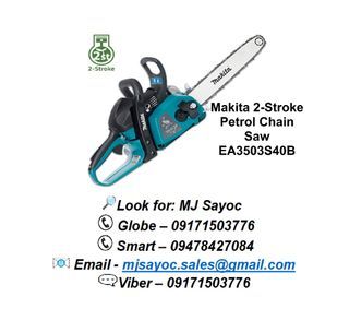 Makita 2-Stroke Petrol Chain Saw EA3503S40B