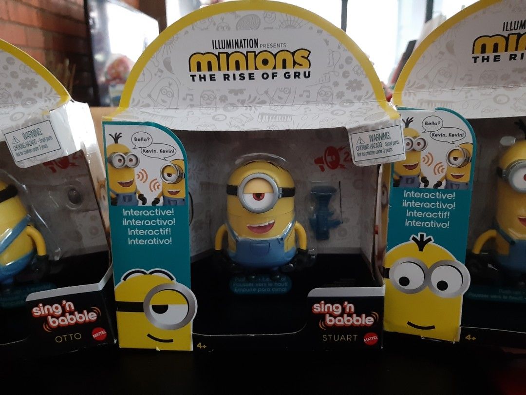 Minions Sing 'N Babble Otto Interactive Figure, Talking Character Toy 