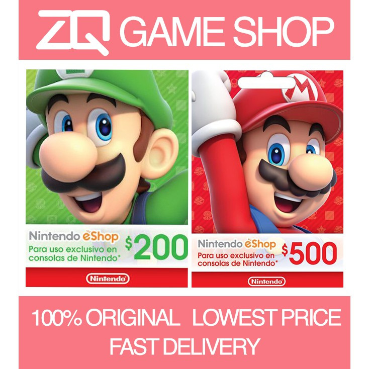 Mexico Nintendo eShop Gift Card