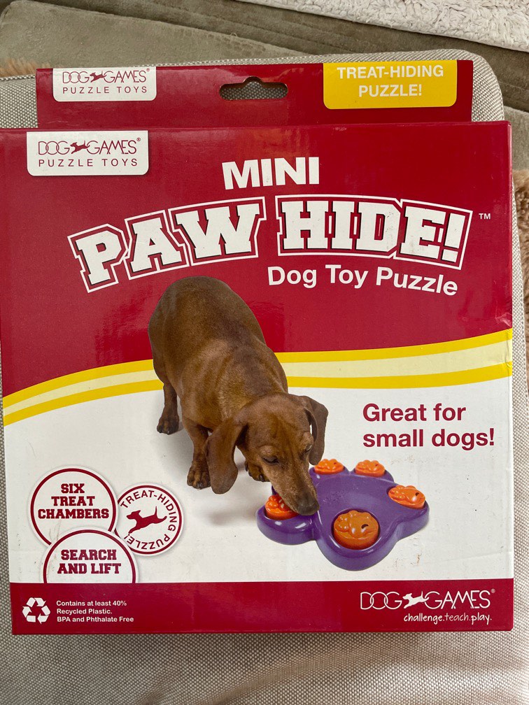 Paw hide 2025 dog toy puzzle