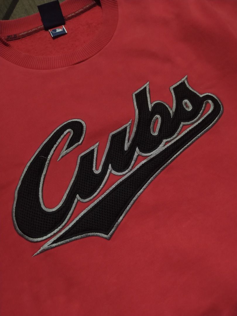 Chicago Cubs Embroidered Unisex Crewneck Sweatshirt
