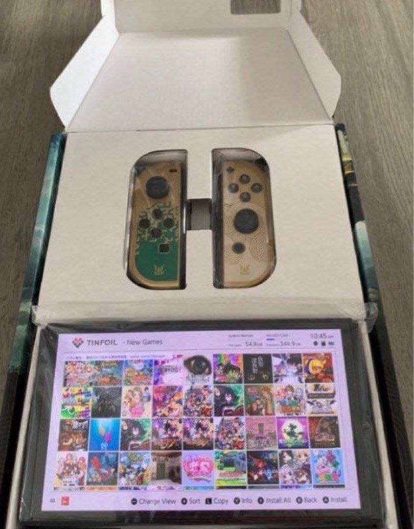 Modded Nintendo Switch Oled, Video Gaming, Video Game Consoles