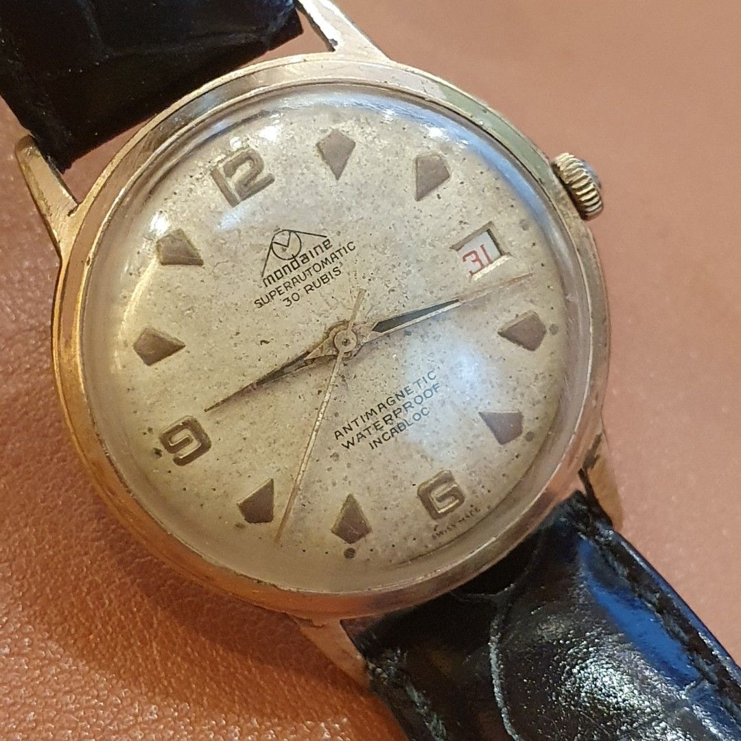 Vintage mondaine cheap watch