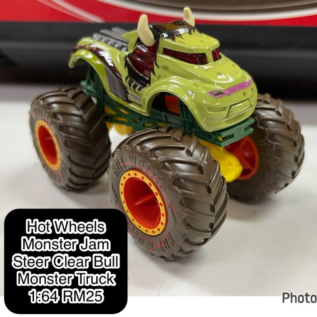 Monster Jam Steer Clear Bull Hobbies Toys Toys Games on
