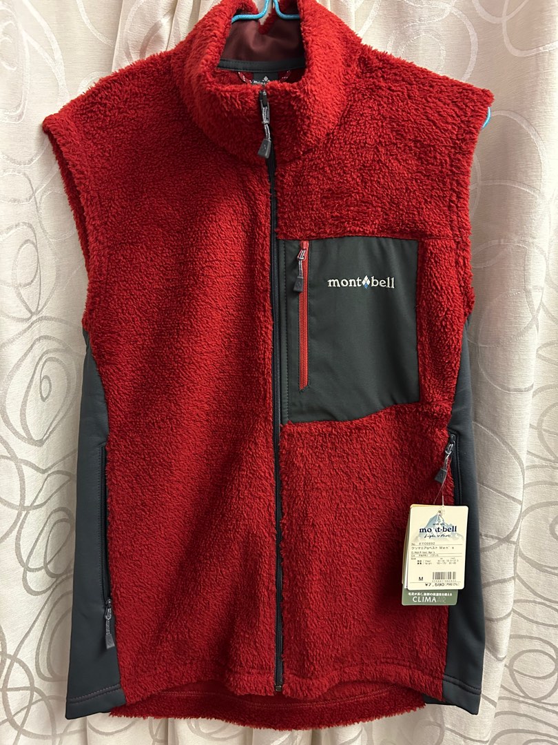 Montbell Climaair Vest Men's Size M Keep Warm 男裝保暖抓毛背心