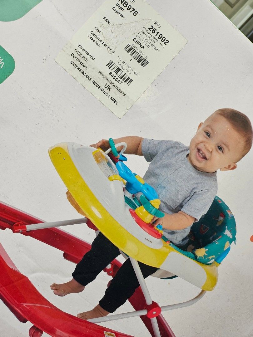 Mothercare sunshine sale and showers walker