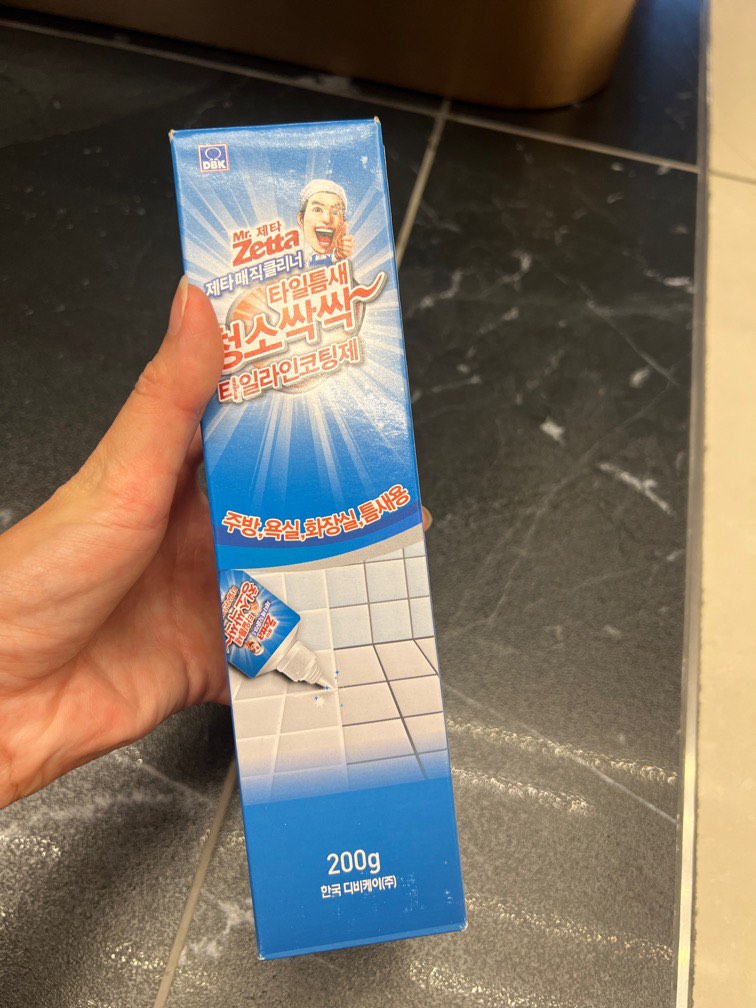 Mr Zetta Tile Gap Cleaner 200g, Furniture & Home Living, Cleaning