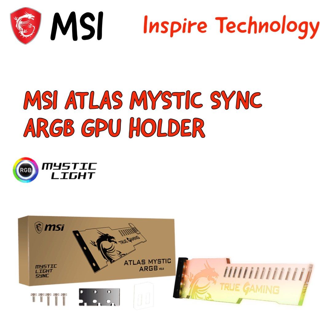 MSI ATLAS MYSTIC SYNC ARGB GPU HOLDER