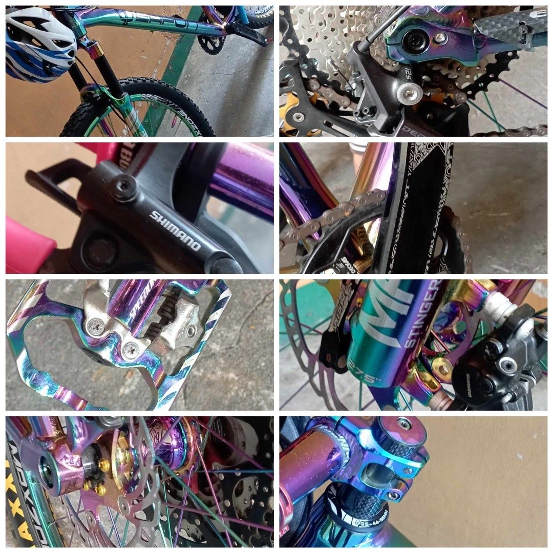 Oil slick deals bike parts