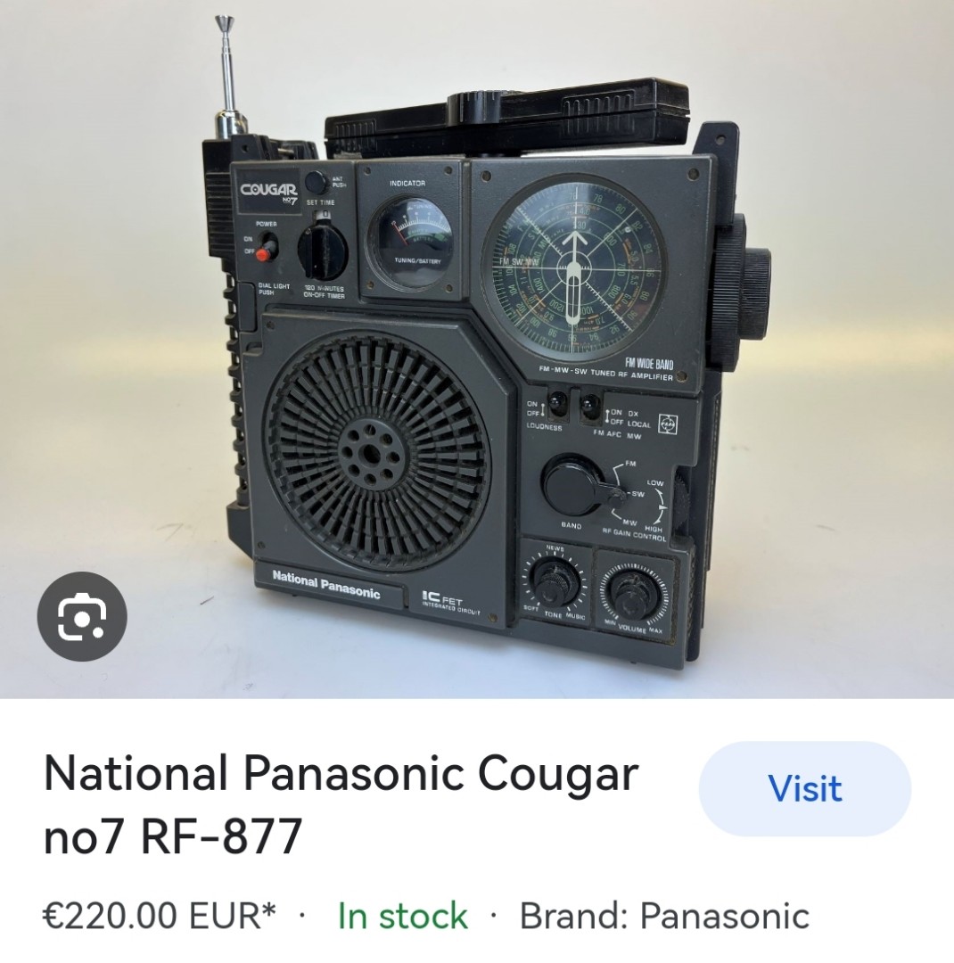 National ラジオクーガー No.7 BCLラジオ RF-877 - オーディオ機器