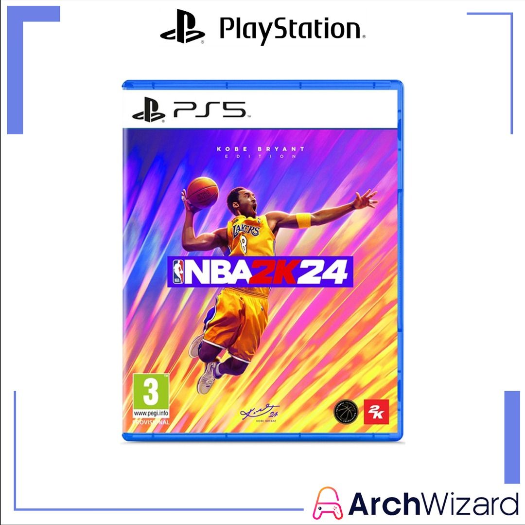 NBA 2K24 Kobe Bryant Edition PlayStation Game ArchWizard