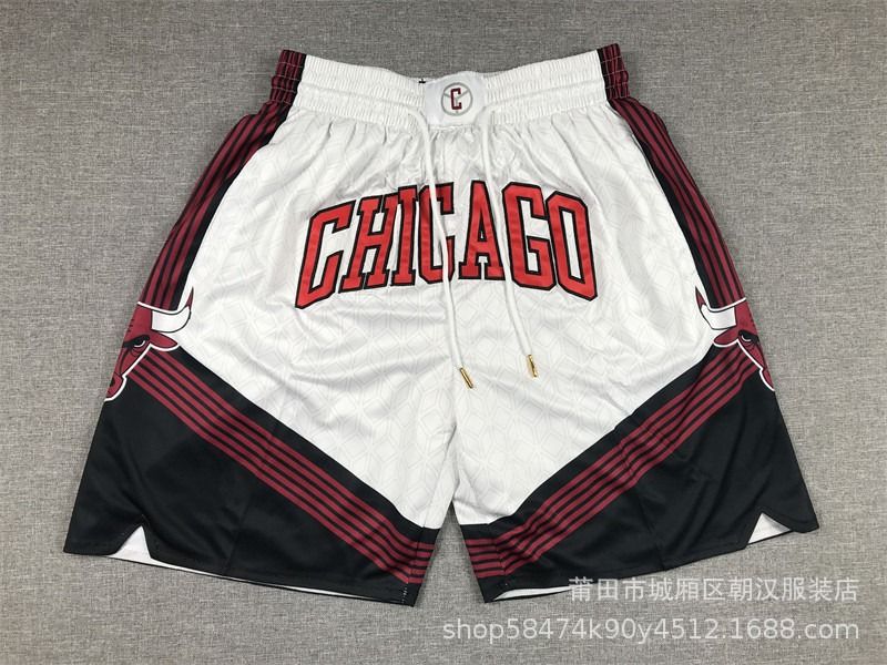 Just Don Chicago Bulls black N B A M & N 4 pocket shorts, Men's Fashion,  Bottoms, Shorts on Carousell