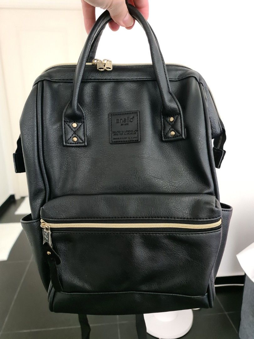 Anello black sales leather