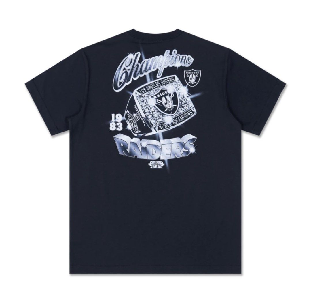 New Era x Raiders t-shirt, Men's Fashion, Tops & Sets, Tshirts & Polo Shirts  on Carousell