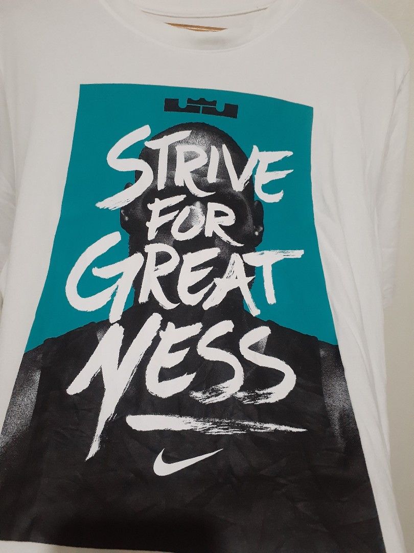 T-shirt Nike Lebron Strive For Greatness White - Basket4Ballers