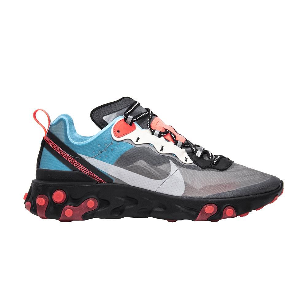 Nike React Element 87 Solar Red Luxury Sneakers Footwear on