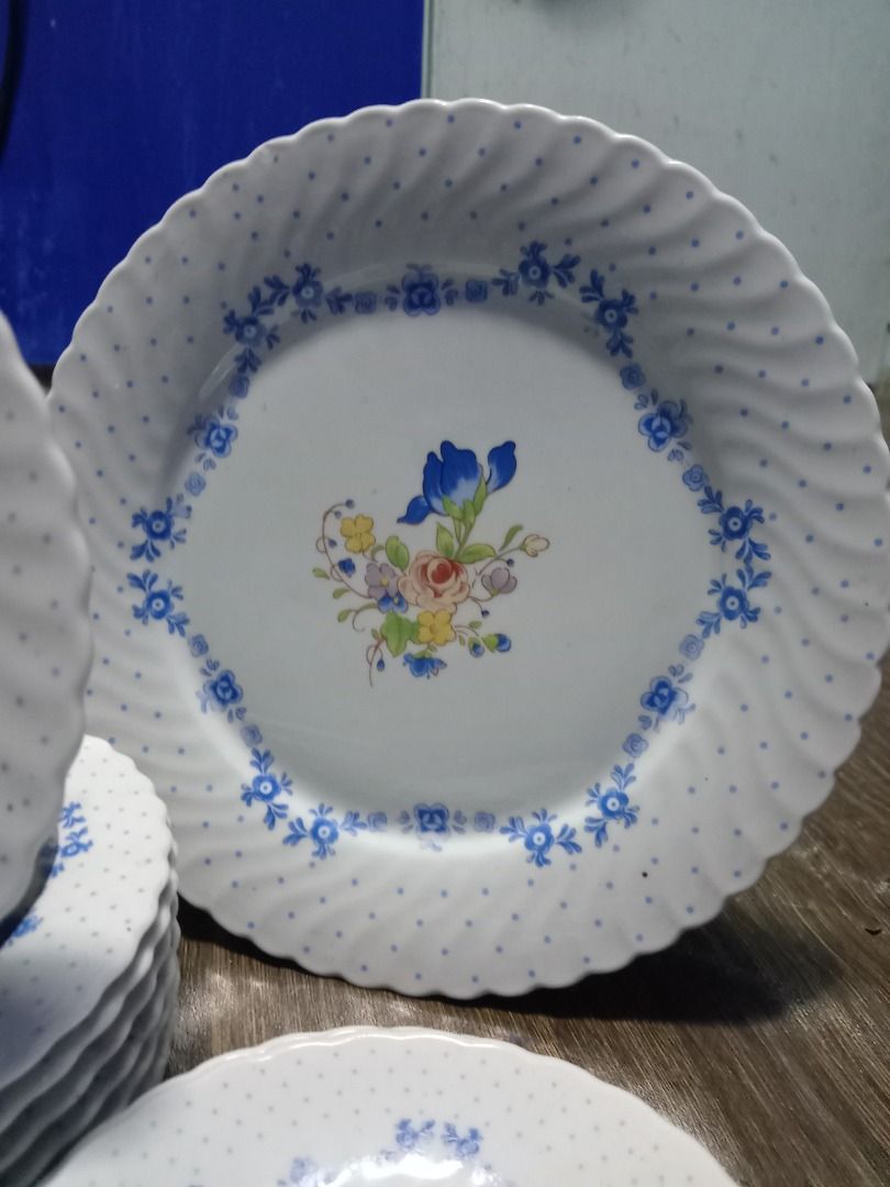 NIKKO BLUE PEONY Dots made in japan, Furniture & Home Living