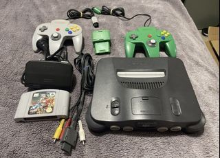 Nintendo 64 game, 2 contoller and cables