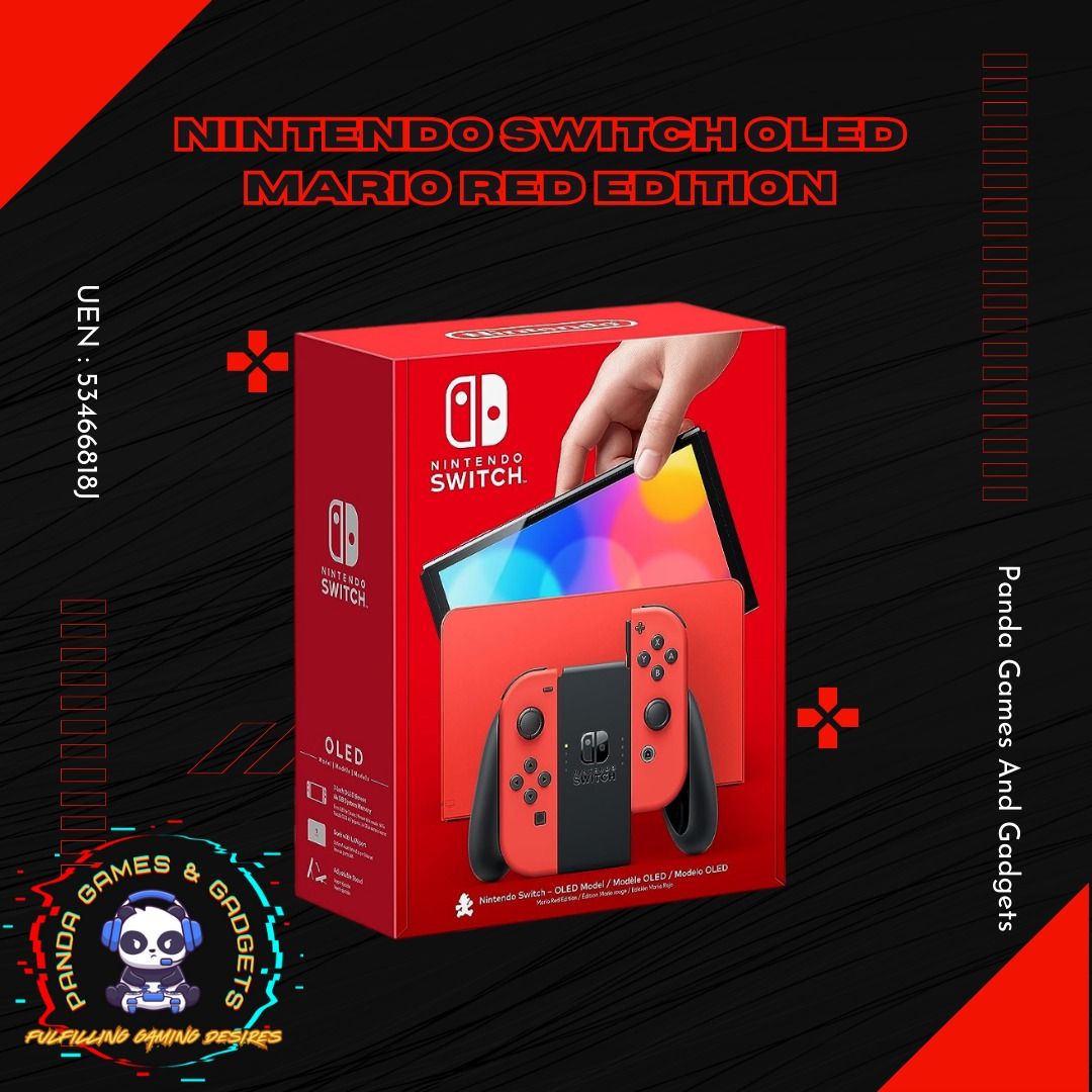 Where To Buy Nintendo Switch OLED Model - Mario Red Edition