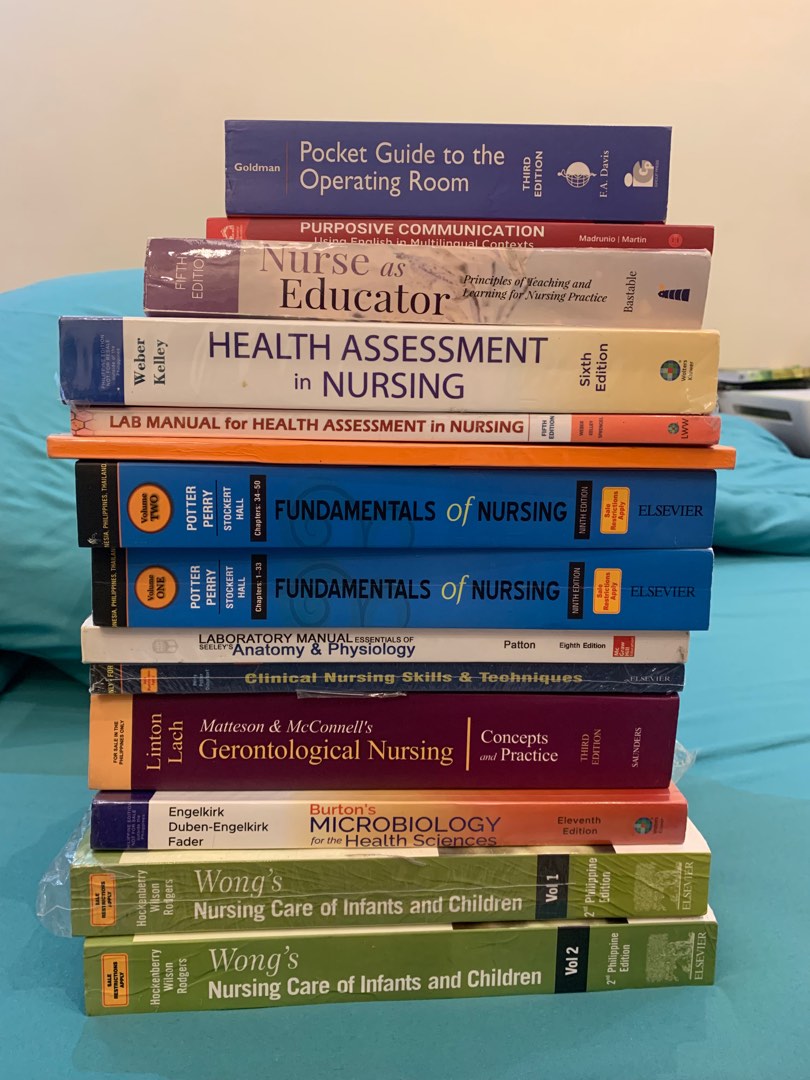 nursing books for sale (everything in the pics are up for sale