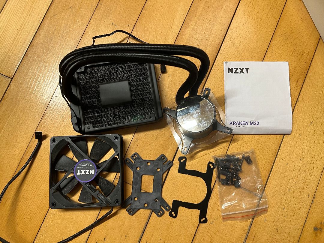 NZXT Kraken M22 120mm Liquid Cooler, 電腦＆科技, 電腦周邊及配件