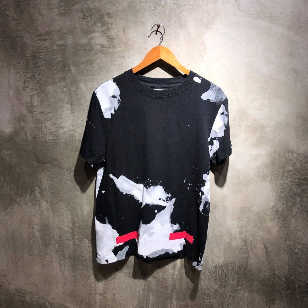 Off white liquid spots tee top