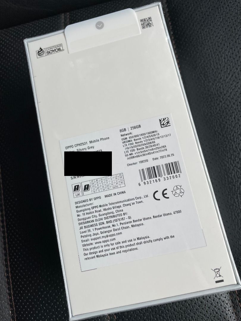 OPPO Reno10 5G (Silvery Grey, 256 GB) (8 GB RAM)