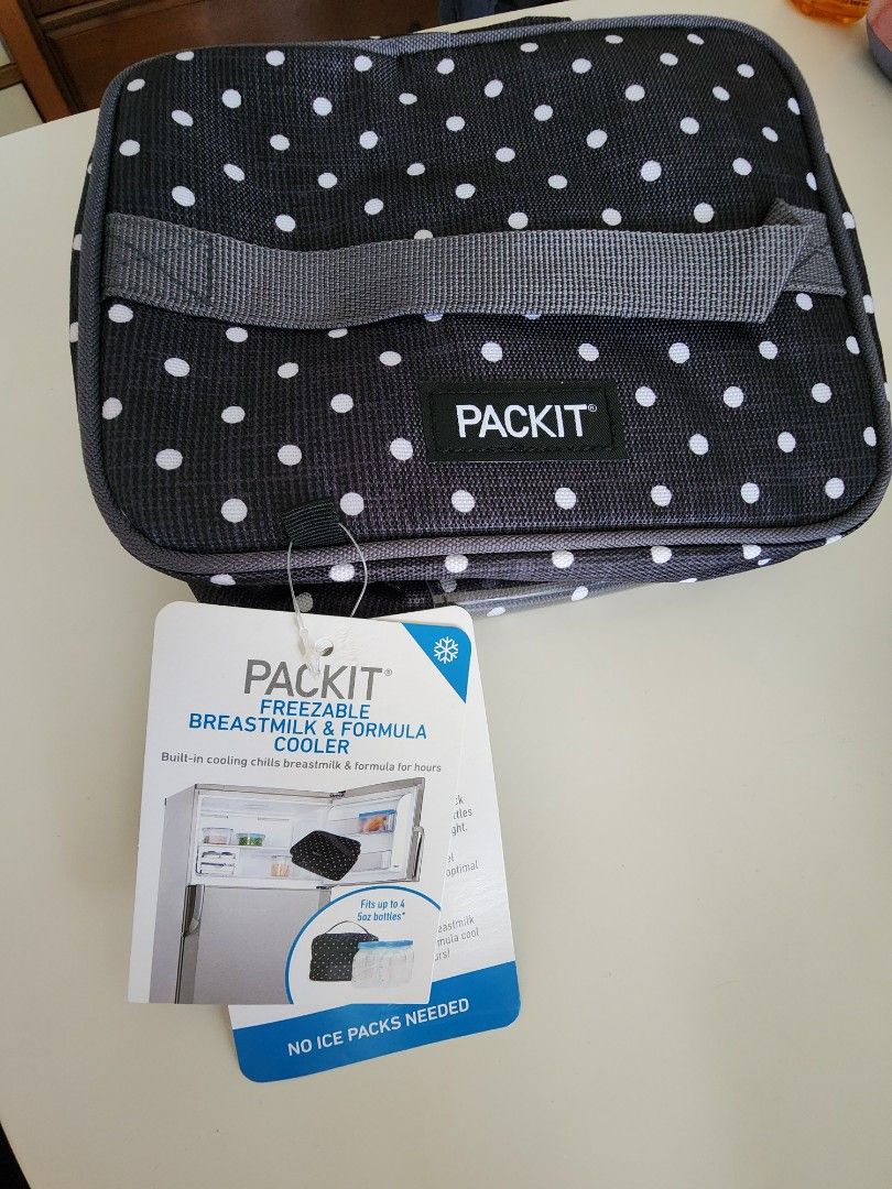 Packit freezable breastmilk formula cooler