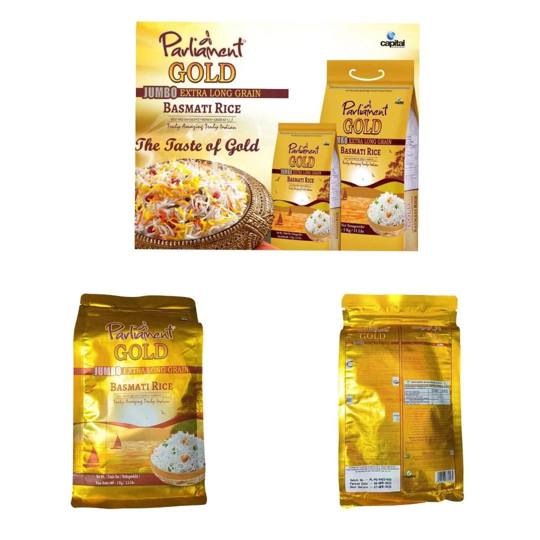 Parliament Gold ( Jumbo Extra Long Grain basmati rice ), Food & Drinks