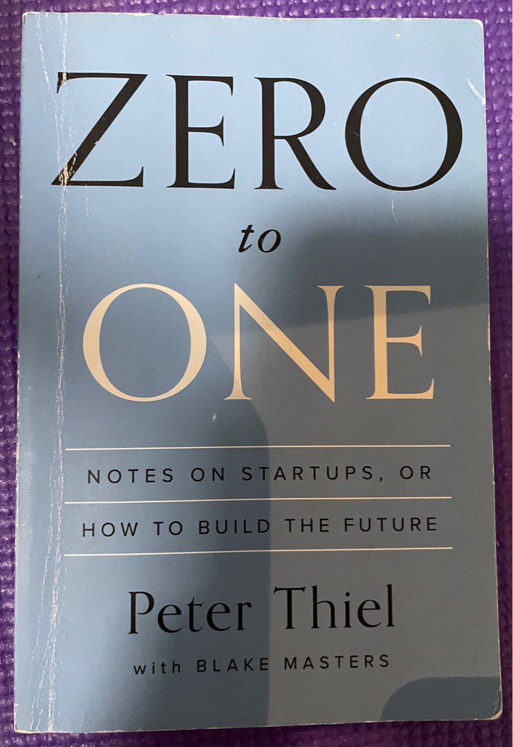 Peter Thiel zero to one, Hobbies & Toys, Books & Magazines, Fiction