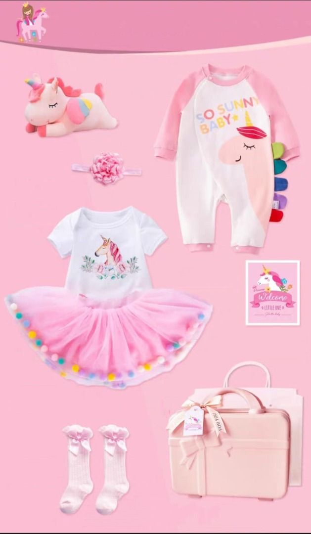 Baby born 2025 unicorn set