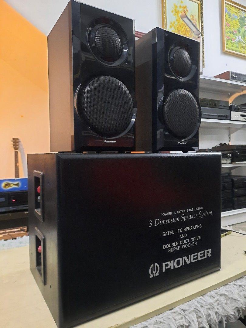 Pioneer 2.1 set up speaker