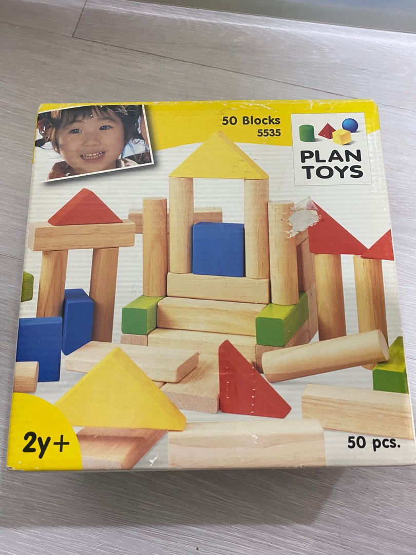 Plan toys 50 blocks sales