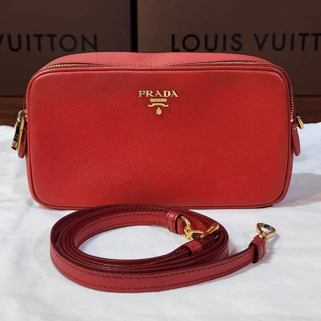 Prada Camera Bag, Luxury, Bags & Wallets on Carousell