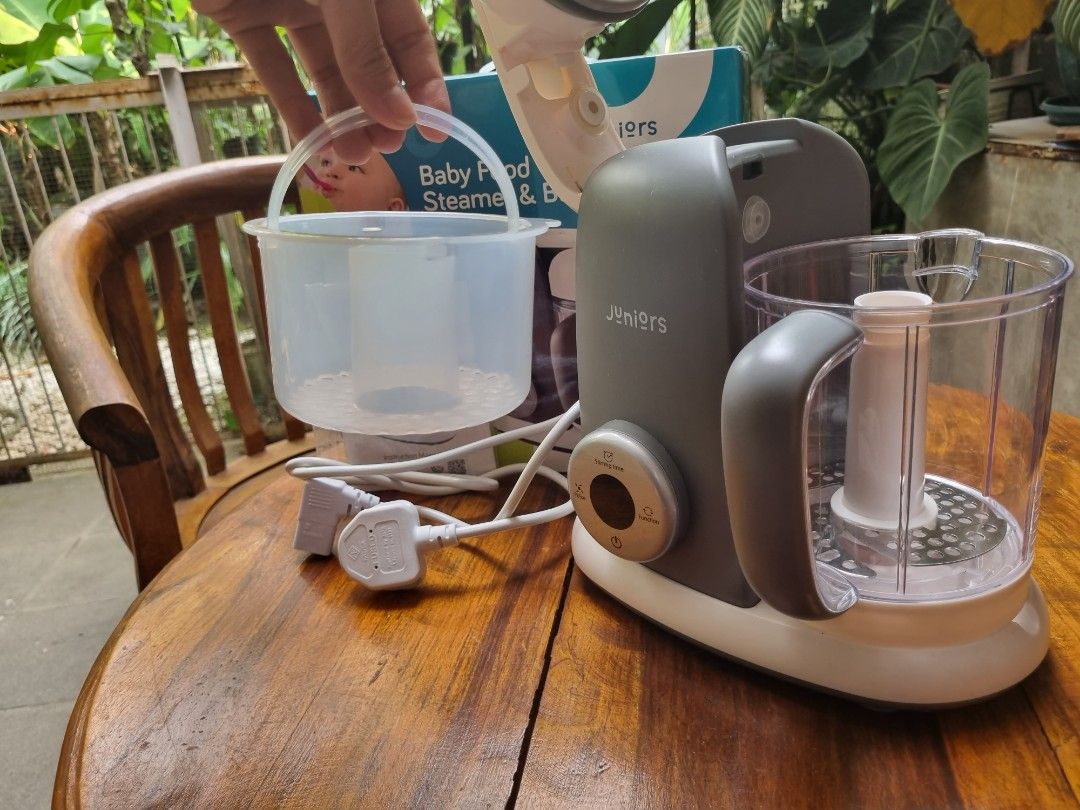 Juniors baby food sales steamer and blender
