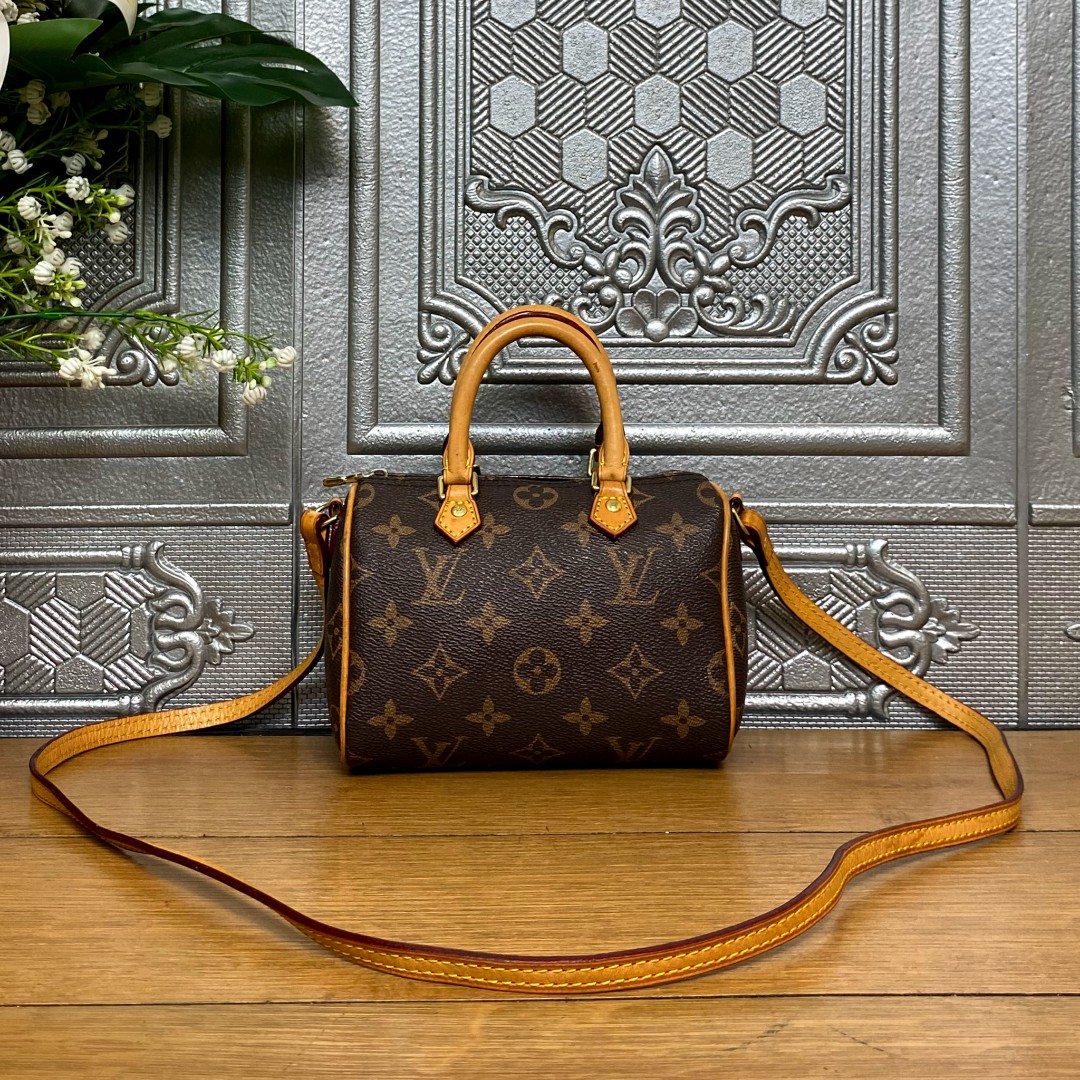 tas LV louis vuitton original second preloved branded authentic kulit asli  speedy