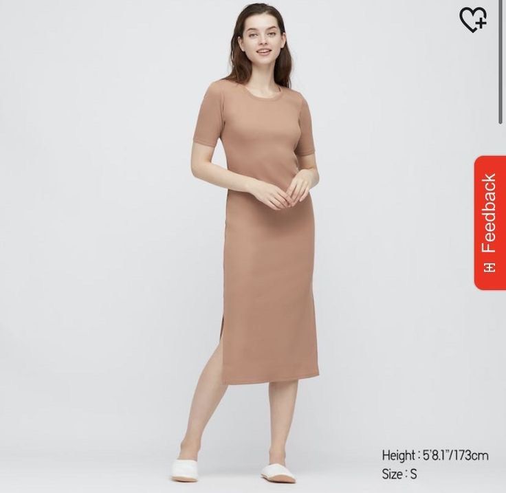 Uniqlo hotsell ribbed dress